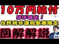 住民税非課税世帯へ１０万円給付金がほぼ確定！低所得世帯の人は見逃すな！最新情報を元に、図解で関税解説したよ！