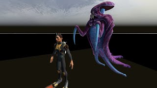 When you see a warper in Subnautica