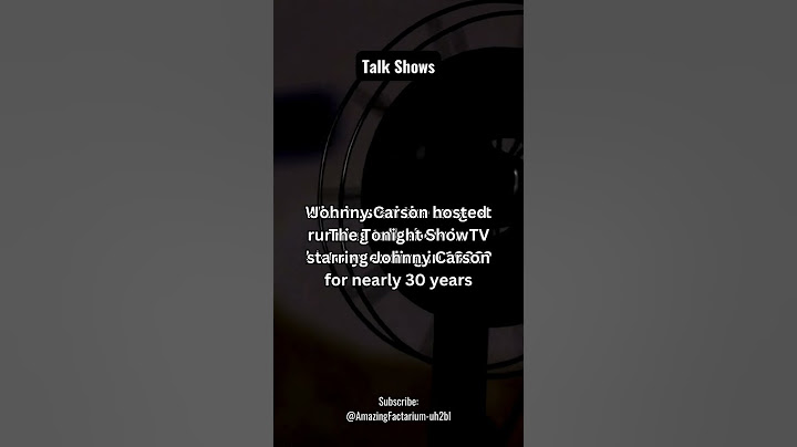 Talk Shows Facts: 📺Who hosted the longest-running talk show in TV history, ending in 1992? 🤔 #shorts