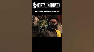 MK X Characters Funniest Intro Dialogues😂#8