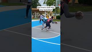 i can’t believe travis scott can hoop like this 🤯😭 #music #basketball #funny