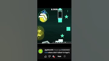 youtube commenter finds out you can hold to buffer on geometry dash