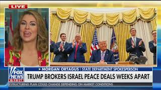 State Department Spokesperson Morgan Ortagus on President Trump creating peace in the Middle East