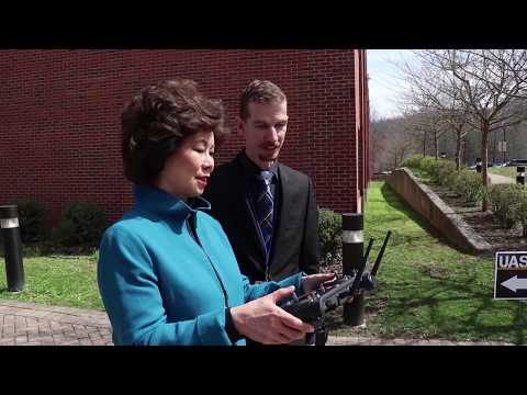 Secretary Elaine L  Chao Visits Search and Rescue Drones Conference in Hazard, Kentucky
