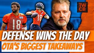 Chicago Bears OTA's Biggest Takeaways ! | Defense Shines As Caleb Williams Rookie Struggles Show