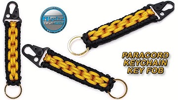 How to Make a Paracord Keychain | Key Fob | Chain Links Knot Tutorial