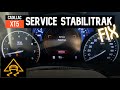 Cadillac xt5 service stabilitrak  brake assist fix auto stopstart problem