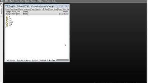 EViews: How to Estimate Linear and Double Log Regression Analysis and Interpretation