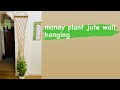 Money Plant Jute Wall Hanging - money plant creeper