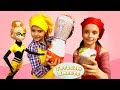 Видео для девочек с куклами. Десерт в шоу "Я готовлю лучше"