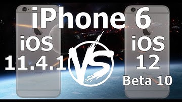 Speed Test : iPhone 6 - iOS 12 Beta 10 vs iOS 11.4.1 (iOS 12 Public Beta 8 Build 16A5364a)