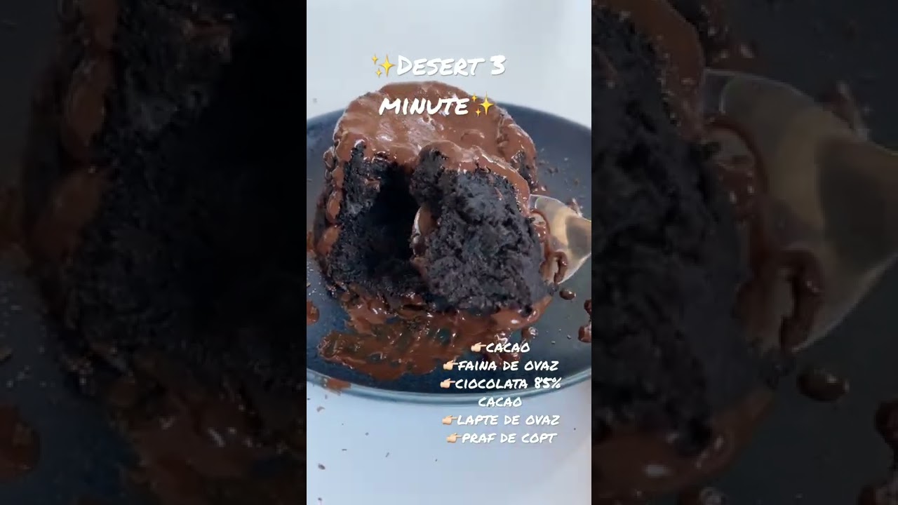 Desert rapid in 3 minute la cuptorul cu microunde.