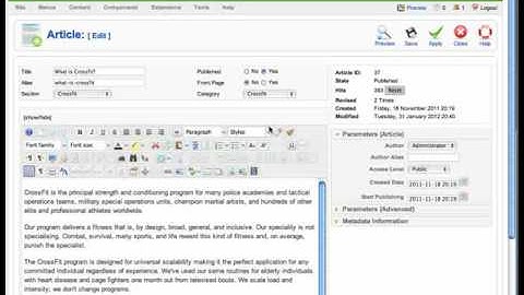 Setting Meta Tags in Joomla 1.5 Articles