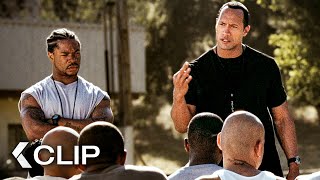 Dwayne Johnson Pushes the Team Hard to Build Discipline - GRIDIRON GANG Clip
