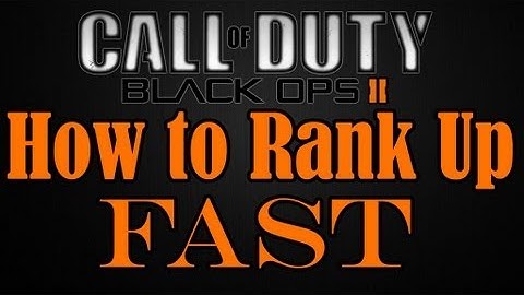 How to Rank Up Fast in Black Ops 2 (Quick XP Tips) by EatzBullet
