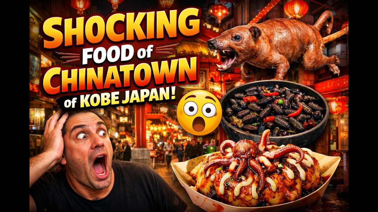 Kobe Chinatown Japan | Street Food, Church, Ikuta Jinja shrine & Shocking Protest