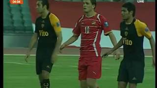 اللحظات الأخيرة من مباراة الاتحاد و القادسية في  الجولة الثانية من كأس الاتحاد الآسيوي  2010