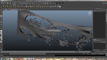 CLOTH TEARING IN  MAYA Tutorial