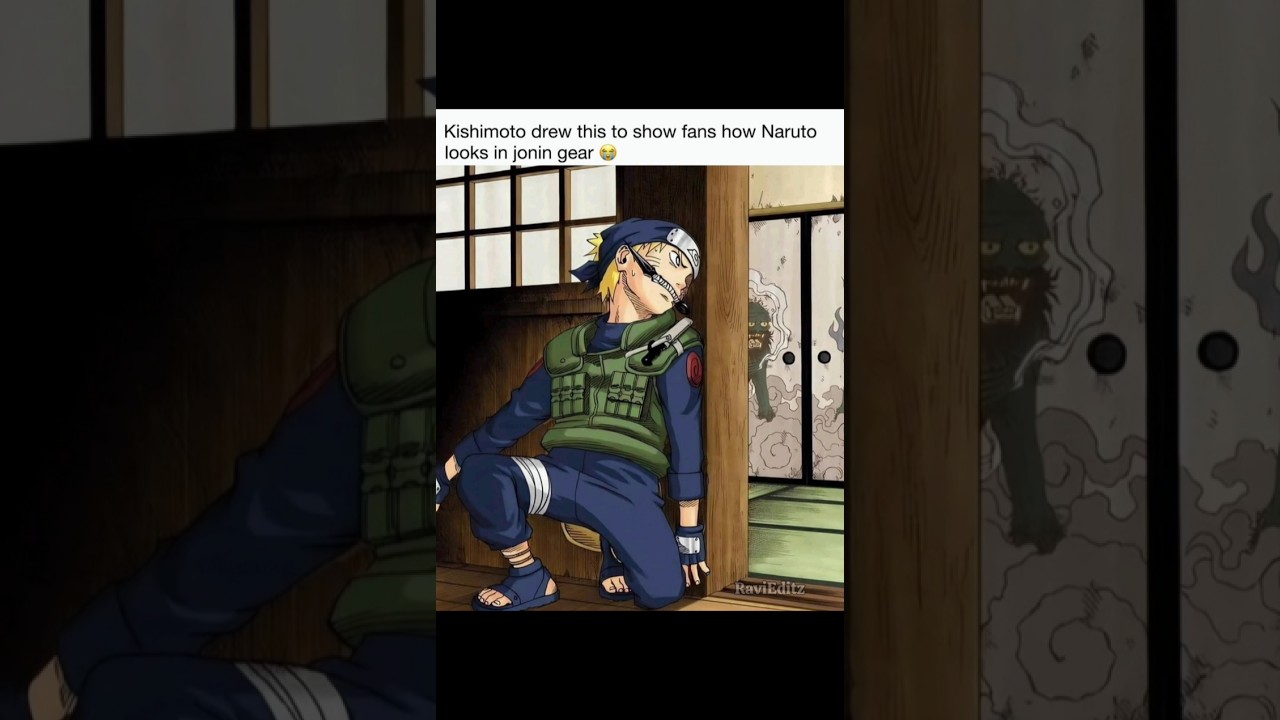 Naruto in Jonin gear is peak evolution 😤🍥 