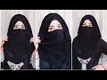 Summer Hijab Tutorial with Niqab | Full Coverage | Layers Hijab Tutorial | Hijab Tutorial