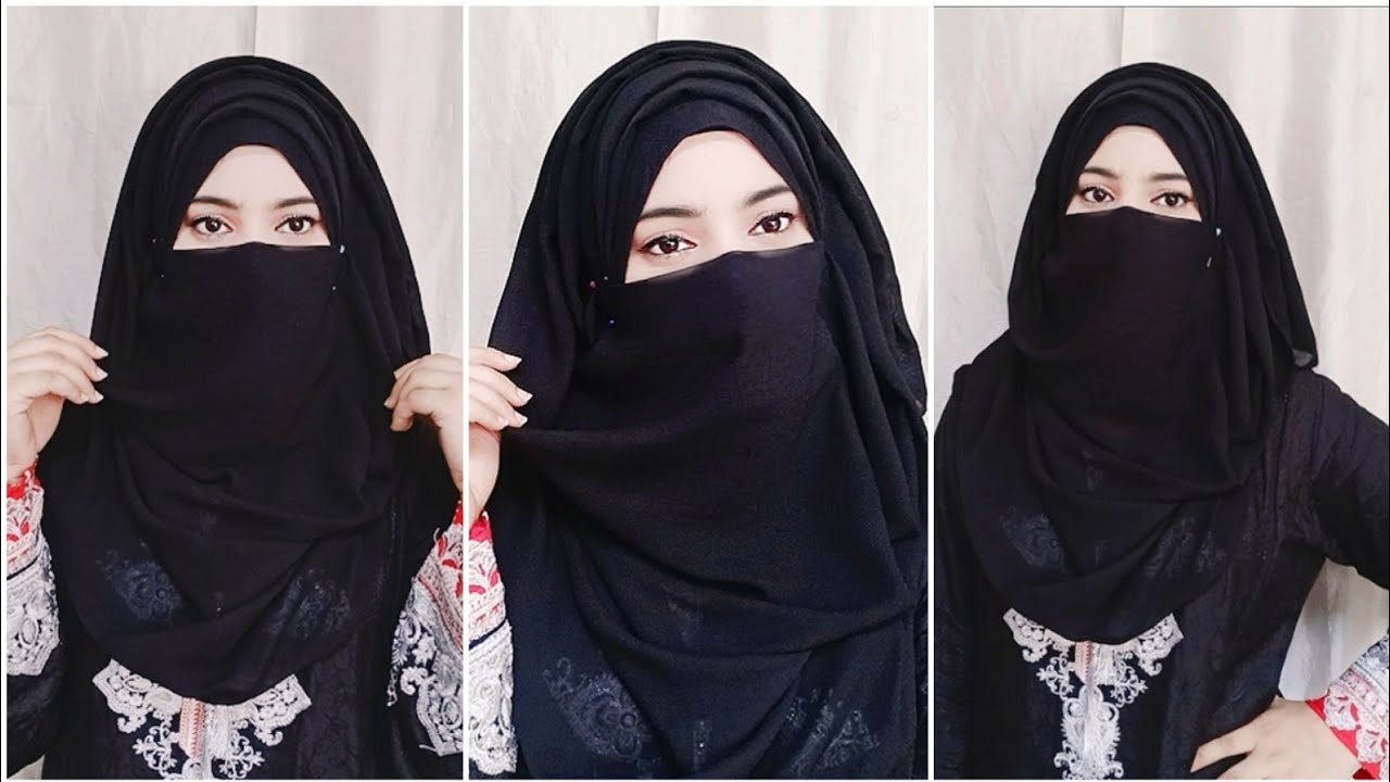 Summer Hijab Tutorial With Niqab Full Coverage Layers Hijab Tutorial Hijab Tutorial Youtube