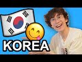 Trying food from korean 