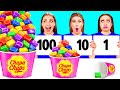 100 Lagen Voedsel Uitdaging | Keukenhacks en Trucs DaZaZa Challenge