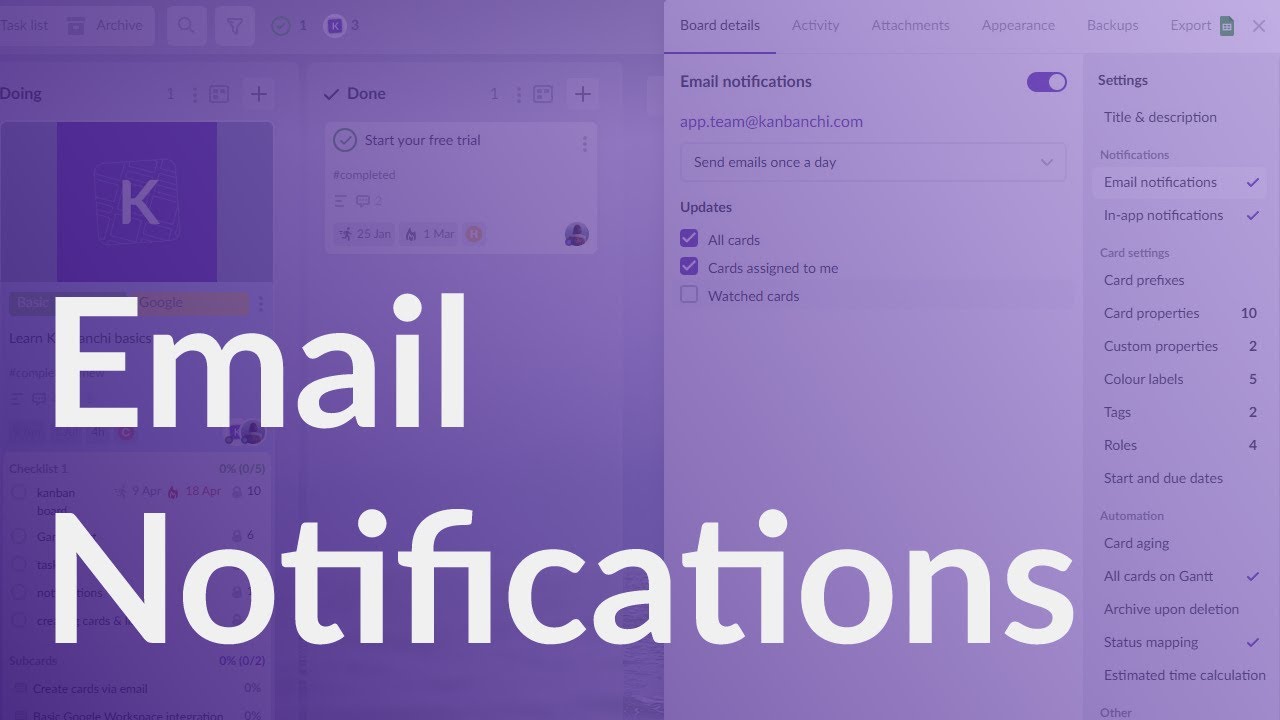 Email Notifications - YouTube