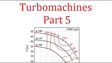 Turbomachines - Part 5