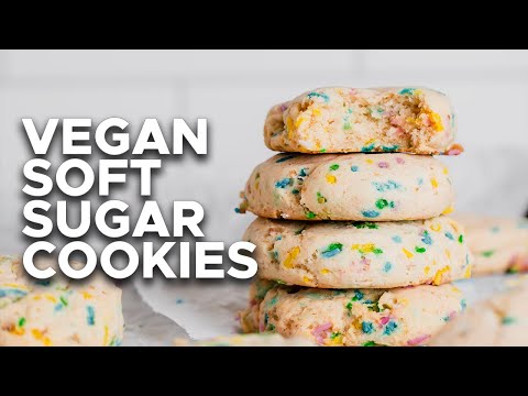 Soft Vegan Sugar Cookies | Two Market Girls