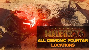 All Demonic Fountain (Perks) Locations On Terra Maledicta - Vanguard Zombies