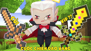 MINI GAME : CUỘC CHIẾN ĐÀO VÀNG ** T GAMING THỬ THÁCH CHẾ TẠO ĐỒ VIP TRONG MINI WORLD VÀ CÁI KẾT