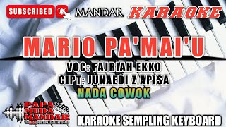 MARIO PAMAI KARAOKE // NADA COWOK