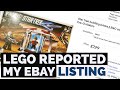 I got in trouble with LEGO over an eBay listing for misusing the LEGO trademark