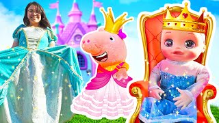 ¿La princesa Elsa necesita un trono... o es la princesa baby Alive? Juguetes para bebés.