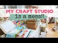 TIDY MY CRAFT ROOM WITH ME | How to Tidy Fast | Tips & Tricks