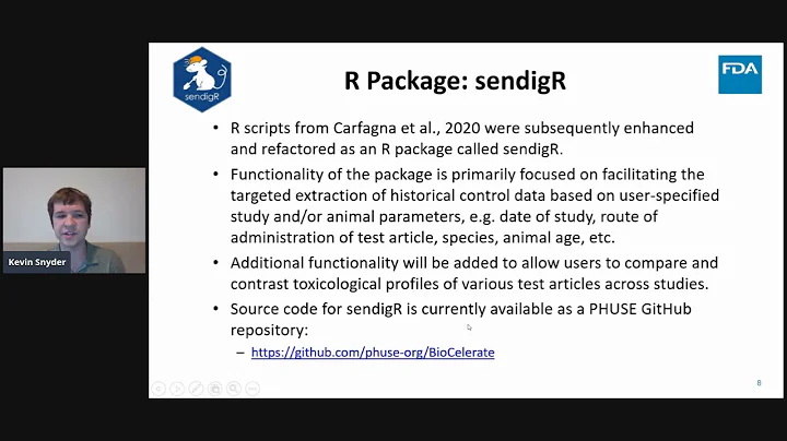 R/Pharma 2021 Day 1.  Kevin Snyder.  SENDing Toxic...