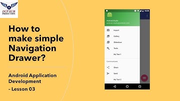 Navigation drawer android studio does not work Error Solved (2min easy steps)