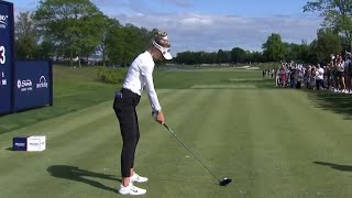 Major Queen Beauty Golfer Nelly Korda Awesome Swing Motion & Slow Motion,ネリー・コルダの素晴らしいスイングモーションと2024