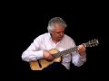 Raymond burley playing the paul brett vintage nylon strung travel guitar