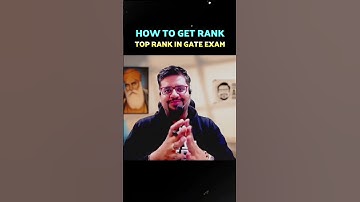 POV: Top Rank in GATE🤔🤔