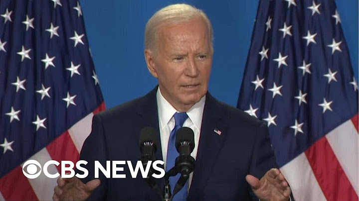 President Biden holds solo press conference after NATO summit | Special Report