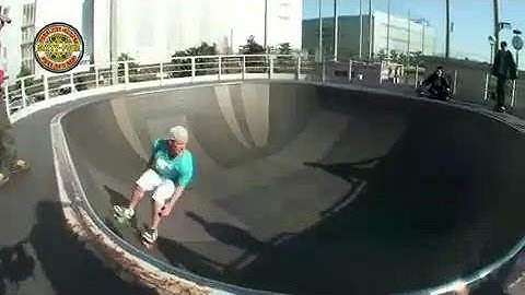 Drift board on the swing basin, so cool!