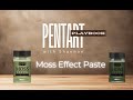 Pentart Moss Effect Paste - 100 Ml, Light Green | Textured Modeling Paste For Crafts & Decor