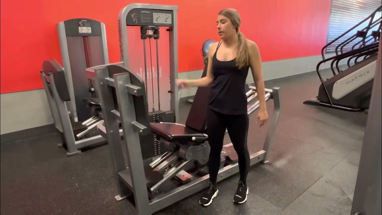 How To Adjust Leg Press Machine YouTube
