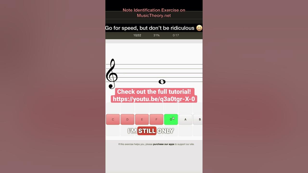Use the note identification exercise on musictheory for speed but