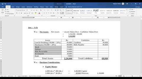 B.COM. SEM. - 2, FINANCIAL ACCOUNTING, CH - BUSINESS PURCHASE, PART - 2, BY PROF. RAKESH DANGI