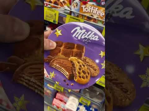 Подарочный набор печенья милка! #обзор #рекомендации #рек #еда #вкусно #шоколад #сладости #shorts