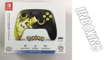 POWER A 25 YEARS OF POKEMON ENHANCED WIRELESS CONTROLLER UNBOXING