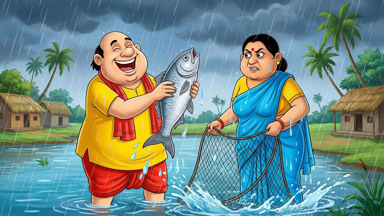 বৃষ্টির পানিতে গোপাল দাদা একটি মাছ পেয়েছিলেন | Gopal Bhar - গোপালভাঁড় | New Episode 2026